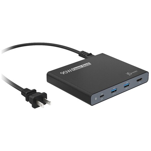 фото Док-станция j5create usb type-c/2xusb/hdmi 90w jcdp392