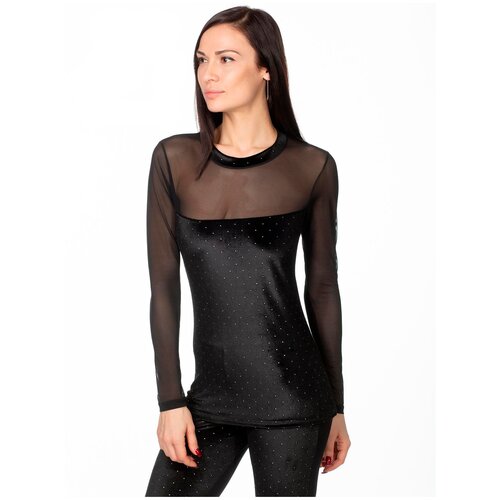 фото Фуфайка jadea jadea 4044 maglia m/l размер l, nero (черный)