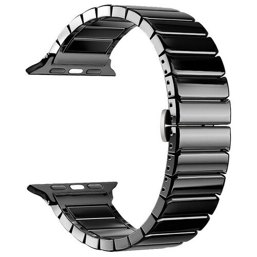 Ремешок керамический Deppa Band Сeramic D-47119 для Apple Watch 40мм/ 38мм Черный