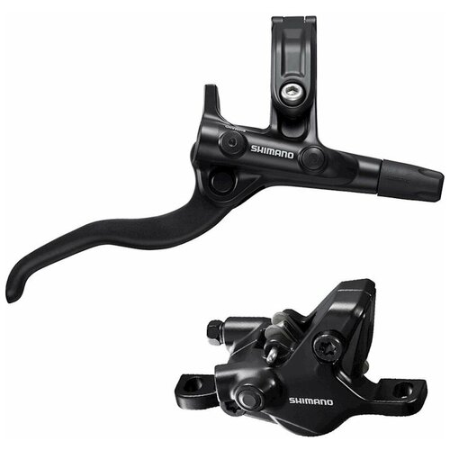 фото Тормоз shimano deore, дисковый, j-kit, правый bl m4100)/задний br mt410, полимерные колодки, 1700 мм, emt4101jrrxra170