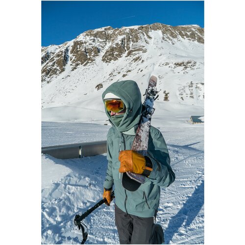 фото Балаклава под шлем лыжная для взрослых хаки wedze х декатлон decathlon
