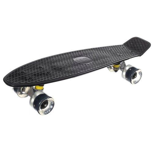 фото Скейтборд fish skateboards 22" черный/led