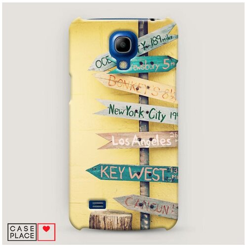 фото Чехол пластиковый samsung galaxy s4 mini нулевой километр case place