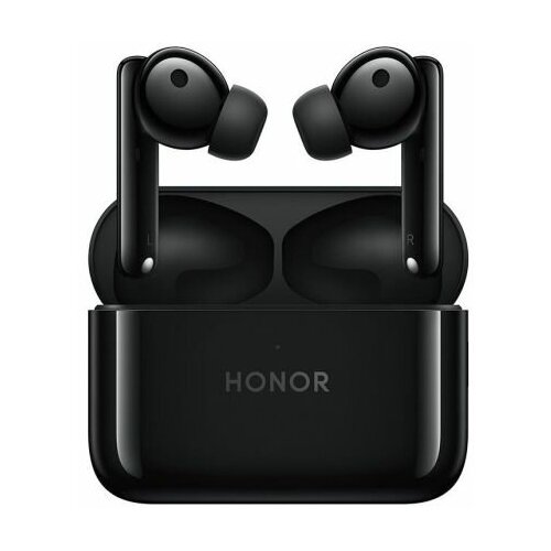 фото Беспроводные наушники honor earbuds 2 lite, полночный черный