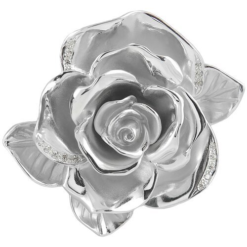 фото Кулоны альдзена подвеска из серебра "белая роза"