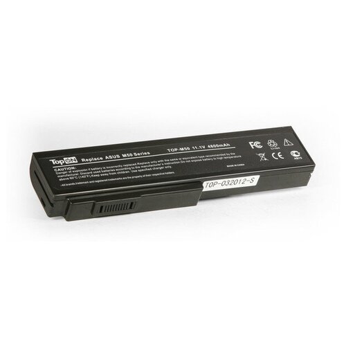 фото Аккумулятор для ноутбука asus m50q 11.1v 4400mah li-ion чёрный topon