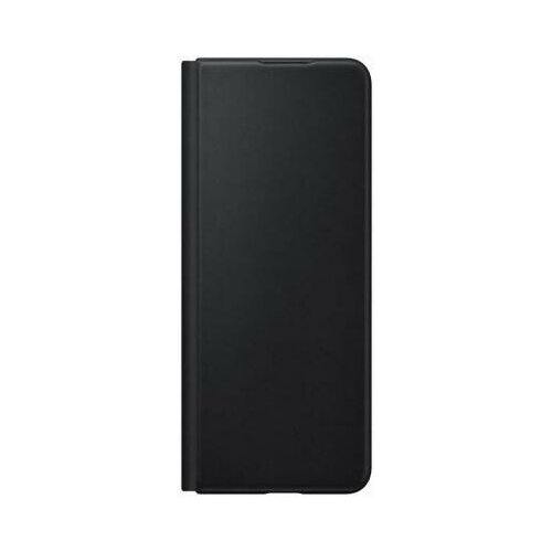 фото Samsung чехол (клип-кейс) samsung для samsung galaxy z fold3 leather flip cover черный (ef-ff926lbegru)