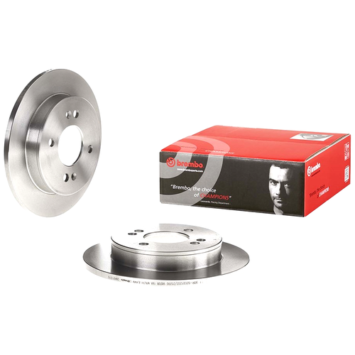 фото Диск торм.зад. hyundai i10 1.0 08-17 brembo 08.a916.10