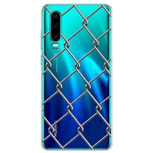 фото Силиконовый чехол "сетка" на huawei p30 / хуавей п30 case place