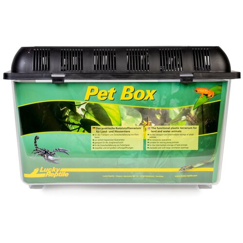 фото Переноска для рептилий lucky reptile "pet box medium", 32.5x22x21см (германия)