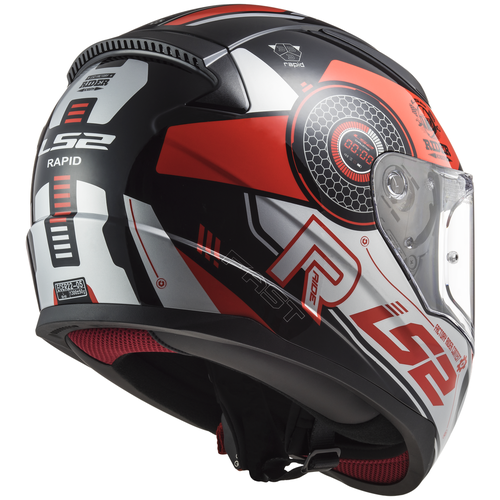 фото Шлем ls2 ff353 rapid stratus gloss black red silver (l, gloss black red silver)