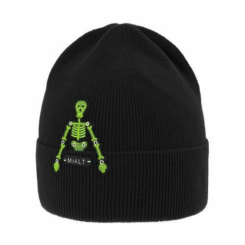 фото Шапка mialt, размер 50-54, черный