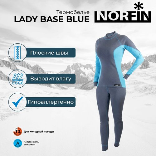 фото Комплект термобелья norfin, размер l, синий