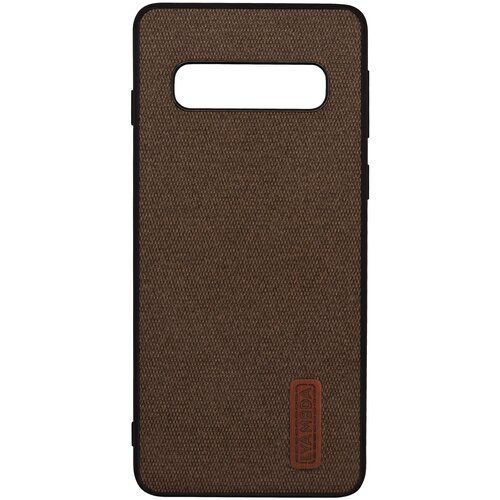 фото Чехол lyambda regul для samsung galaxy s10+ (la06-rg-s10p-br) brown