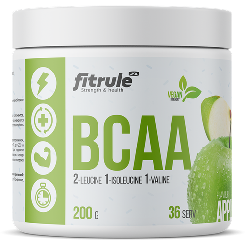 фото Fitrule bcaa powder (200г) клубника-киви