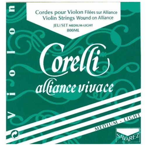 фото Струны для скрипки savarez 800ml medium light corelli alliance vivage