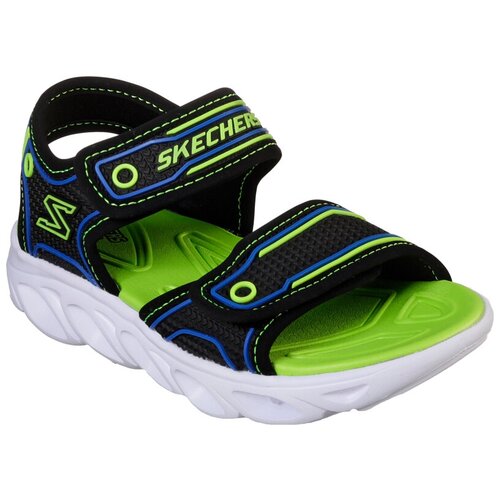 фото Сандалии skechers 90522l-bblm hypno-splash для мальчика, цвет зеленый, размер 33