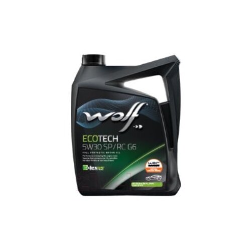 фото Синтетическое моторное масло wolf ecotech 5w-30 sp/rc g6, 4 л