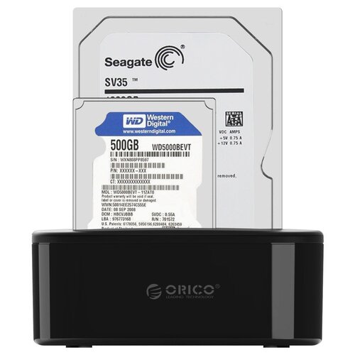 фото Док-станция для hdd orico 6218us3-bk