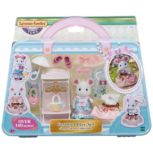 фото Игровой набор sylvanian families зефирная мышка модница и ее гардероб 5540