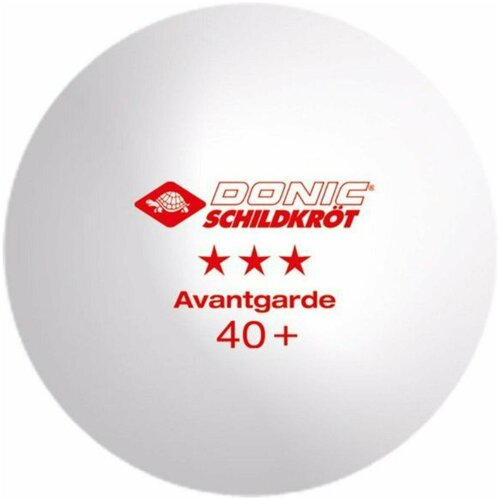 фото Мячи для настольного тенниса donic-schildkrot avantgarde 3*** 40+ бел. 3 шт.