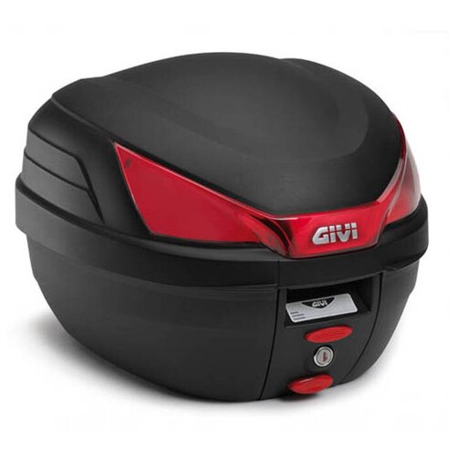 фото Кофр monolock 27 л givi black-red (b27nmal)