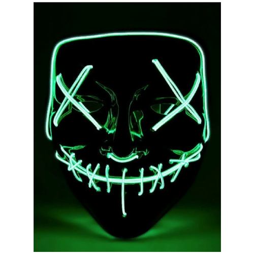 фото Карнавальная маска "судная ночь", цвет зеленый avocadoffka