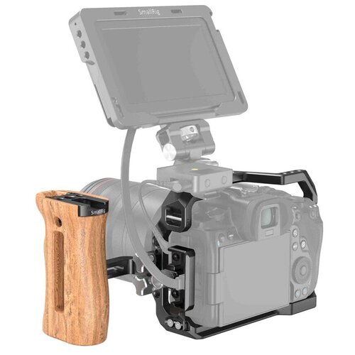 фото Клетка smallrig 3140 для canon r5 / r6 + фиксатор кабеля и боковая ручка coollcd