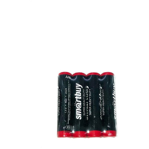 Батарейки Smartbuy AAA R03, 4шт зарядное устройство smartbuy sbhc 501