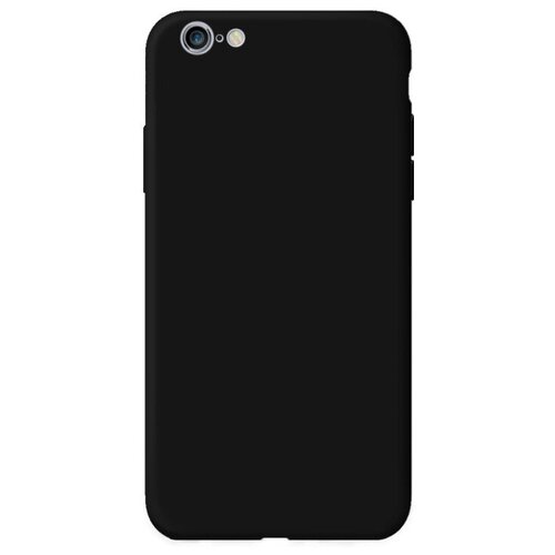 фото Чехол панель- накладка mypads для iphone 6/ 6s 4.7 ультра- тонкая полимерная из мягкого качественного силикона (черный)