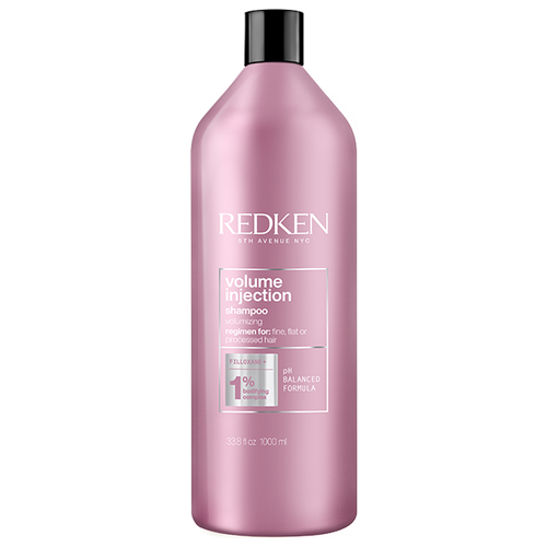 Шампунь для объема и плотности волос Redken Volume Injection Shampoo 1000 мл redken шампунь volume injection shampoo для объема волос 1000 мл
