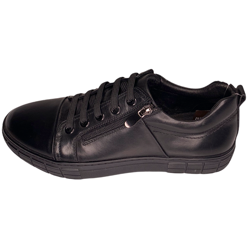 фото Romitan туфли спорт- нат. кожа два замка (4245) размер: 39, цвет: черный