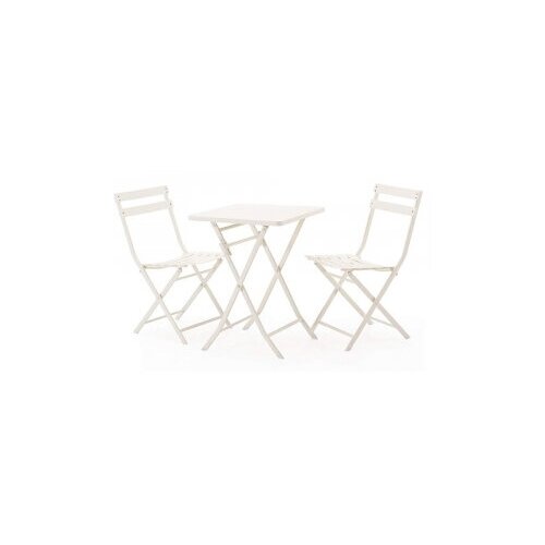 фото Набор обеденной мебели складной квадратный стол и 2 стула xiaomi mwh colorful folding square table and 2 folding chair set white