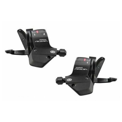 фото Переключатели shimano acera rapidfire plus eslm3000pa, 3х9скоростей+троса+рубашки, 2-4065