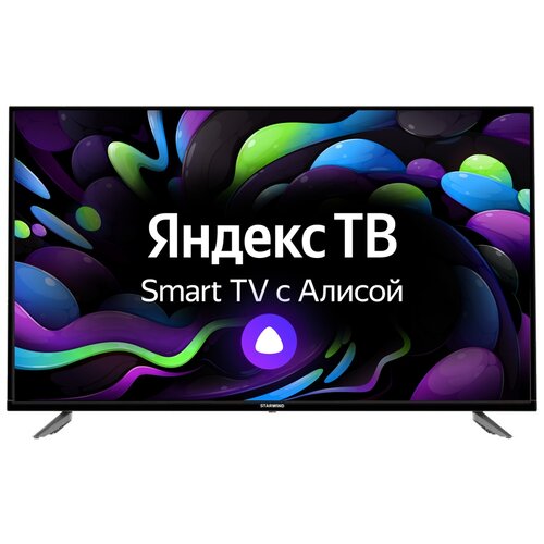 фото 43" телевизор starwind sw-led43ub400 led (2021) на платформе яндекс.тв, черный