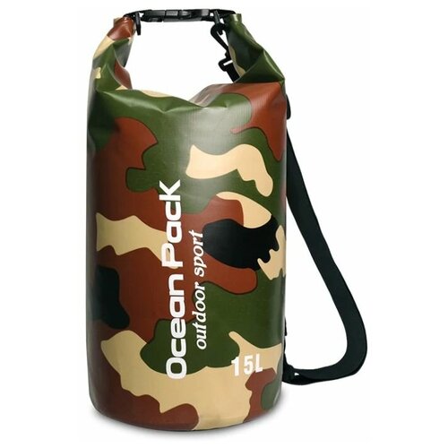 фото Водонепроницаемая сумка nuobi camouflage ocean pack (зеленый (15 л))