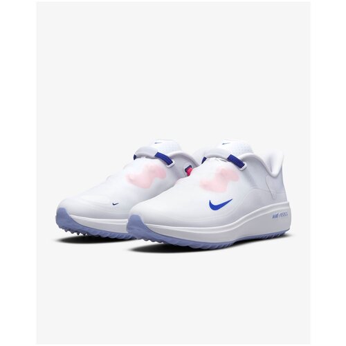 фото Кроссовки nike react ace tour размер 8, white/light thistle/hyper pink/concord