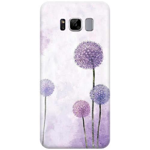 фото Ультратонкий силиконовый чехол-накладка для samsung galaxy s8 с принтом "одуванчики" gosso