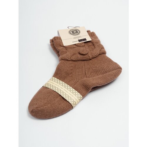 фото Женские носки khan cashmere, размер 38, коричневый
