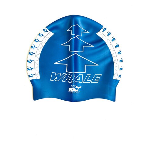 фото Шапочка для плавания силиконовая высокого качества универсальная whale/ шапка 100% силиконовая для бассейна, спорта, тренировок whale cap802, цвет 802