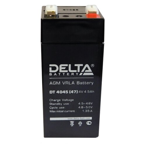 фото Аккумуляторная батарея delta battery dt 4045 (47) 4.5 а·ч