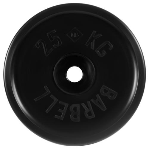 фото Диск олимпийский barbell d 51 мм чёрный 25 кг