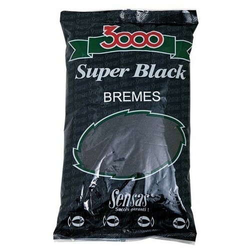 фото Прикормка sensas 3000 super black bremes 1кг