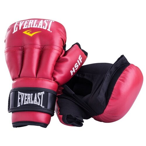 фото Перчатки для рук. боя everlast hsif leather 12oz l красн.