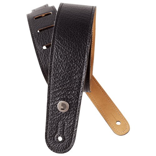 фото Planet waves 20gl00 garment leather strap кожаный гитарный ремень, цвет черный, регулируемая длина 41-60 дюймов