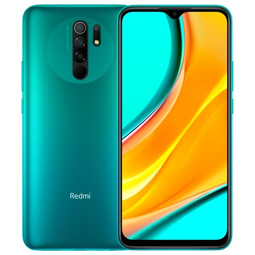 фото Смартфон xiaomi redmi 9 4/64gb, зеленый