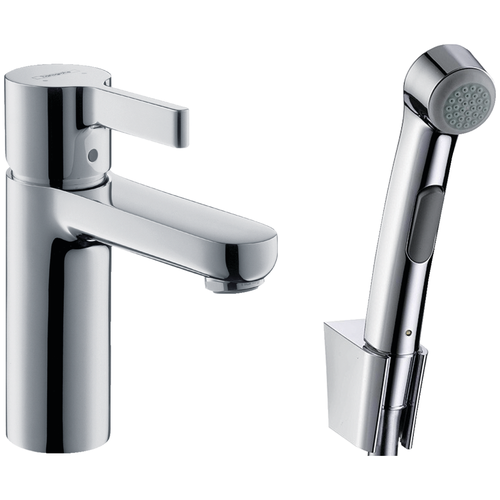 фото Комплект для раковины hansgrohe metris s 31160000 с гигиеническим душем