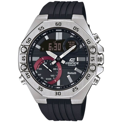 фото Часы ``casio`` ecb-10p-1a мужские многофункциональные наручные часы с будильником, календарем и bluetooth-соединением.