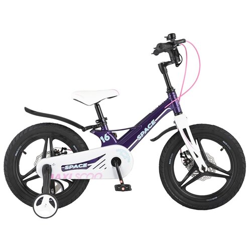 фото Детский велосипед maxiscoo space делюкс 16" (2021)(фиолетовый)