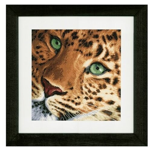 фото Lanarte набор для вышивания леопард 35 x 34 см (0154944-pn)
